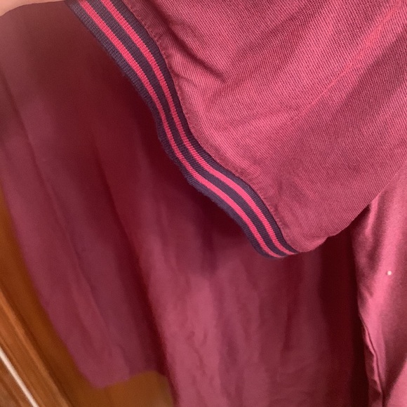 Perry Ellis Mens Large Polo - Maroon - Picture 4 of 4